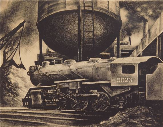 Locomotive Standing - Harold Faye