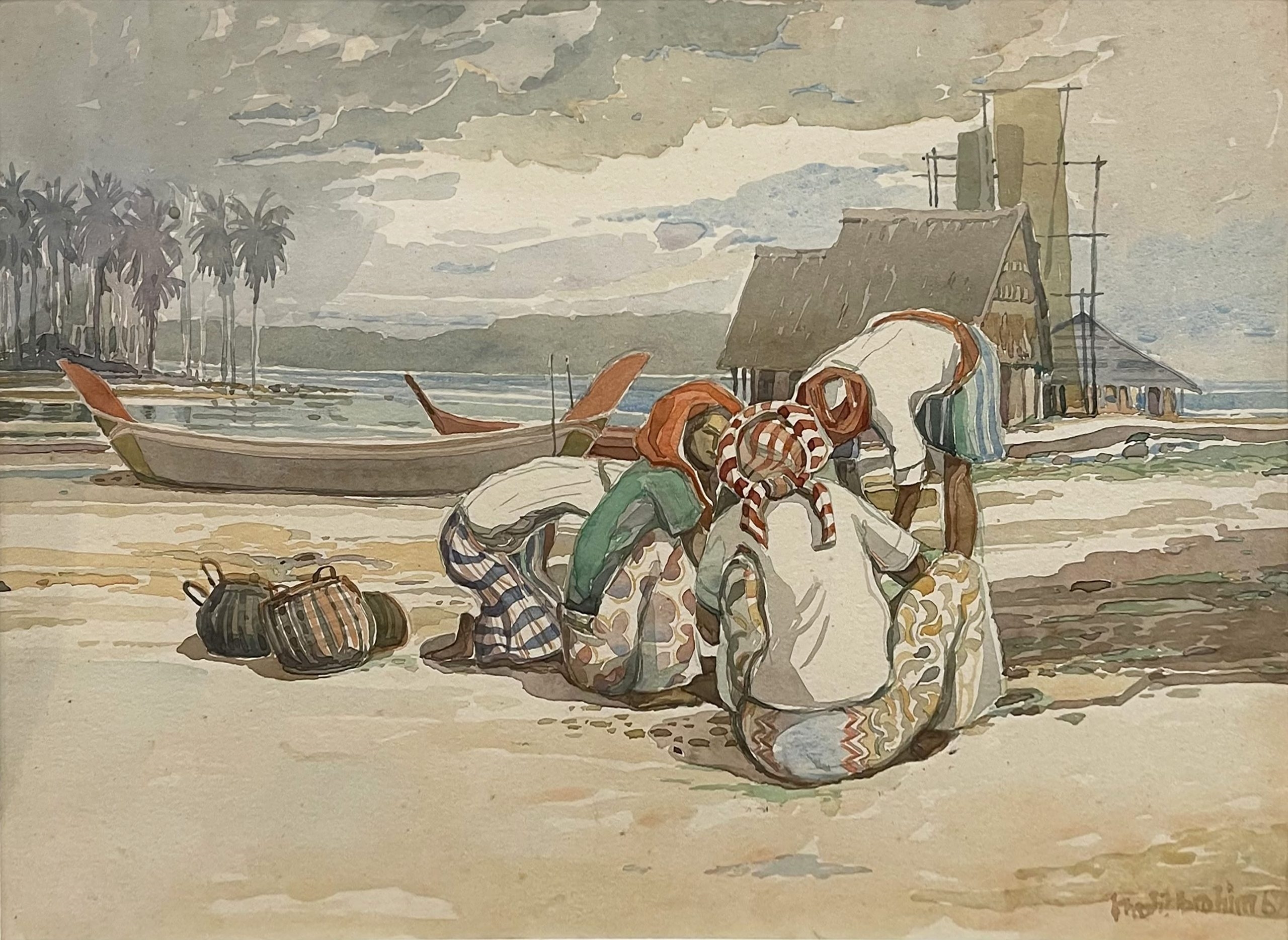 Khalil Ibrahim | East Coast Fishermen, 1967 (1967) | MutualArt