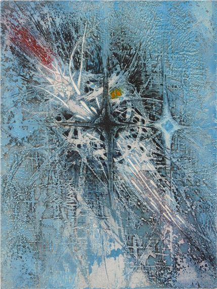 Krishna Reddy | etching in color | MutualArt
