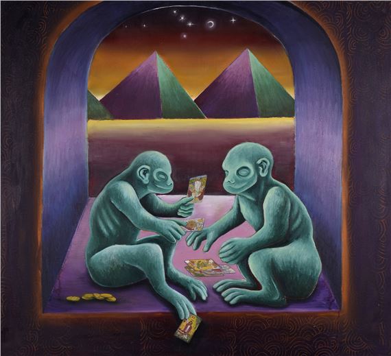 Monkeys with ..., 2022 by Jakub Ružinský, 2022