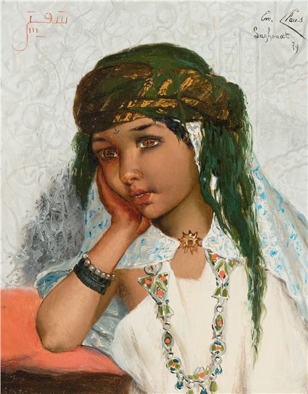 Algerian girl, Laghouat (1879 by Emile Claus, 1879