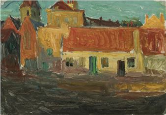 Sunny village (1908 - Gustave de Smet