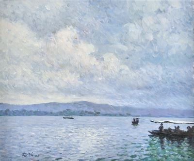 West Lake Misty Rain - Jin Shangyi