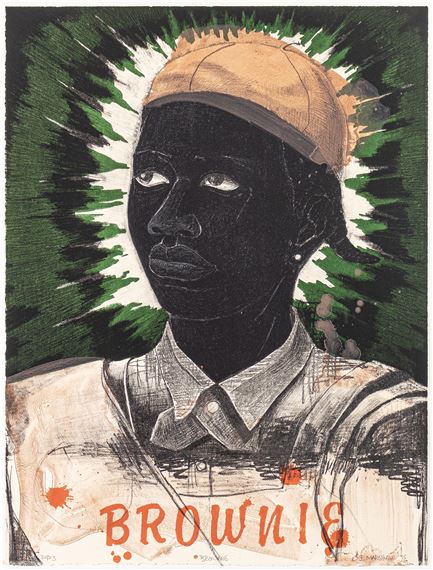 Kerry James Marshall | Untitled (Pin-up) (2014) | MutualArt