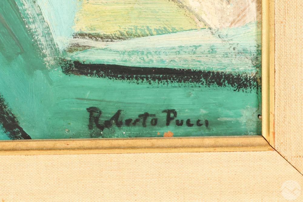 Roberto Pucci | Roberto Pucci 1902-1961 Cubist Portrait Painting ...