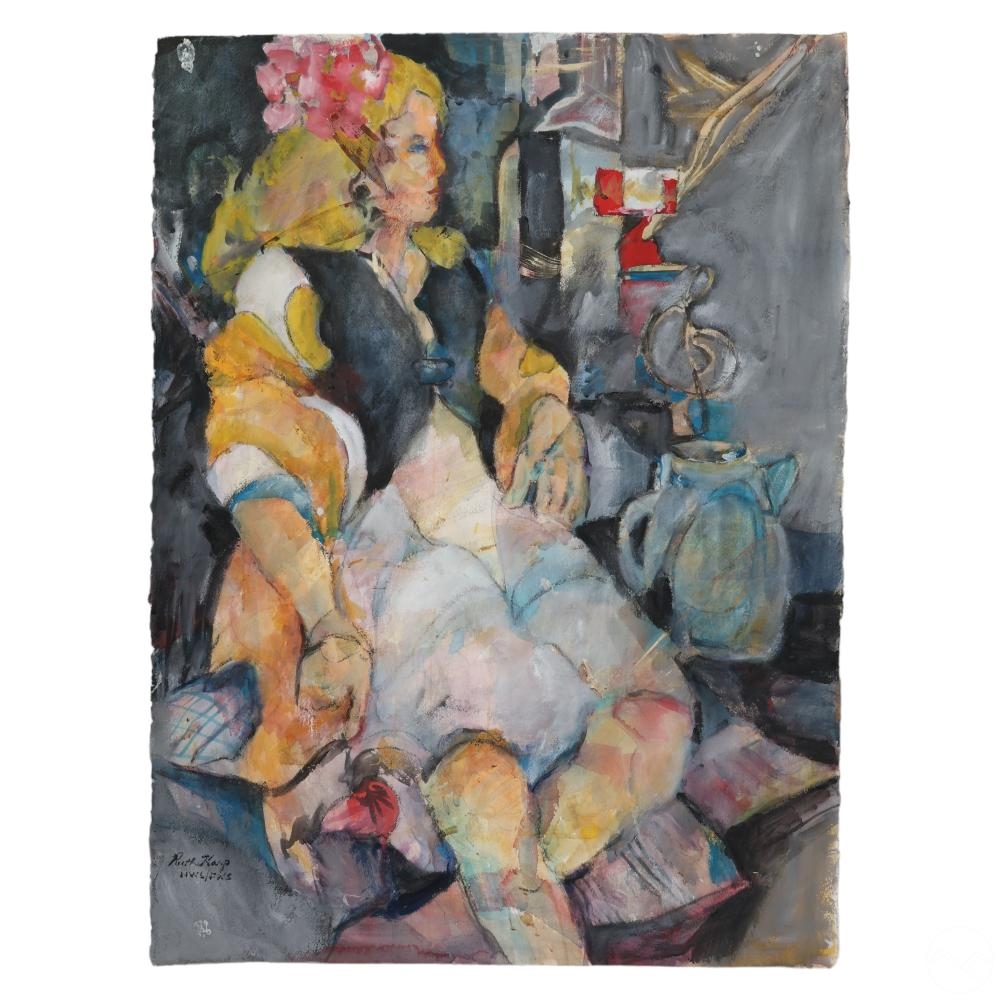 Ruth Karp | Ruth Karp 1925-2021 Watercolor Paintings 4pc. LOT | MutualArt