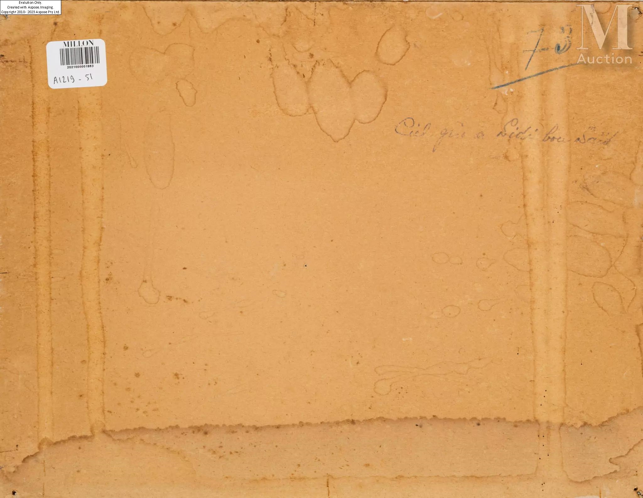 Artwork by Marcel Besson, Marcel BESSON (France 1907 - 1982, Made of oil on cardboard