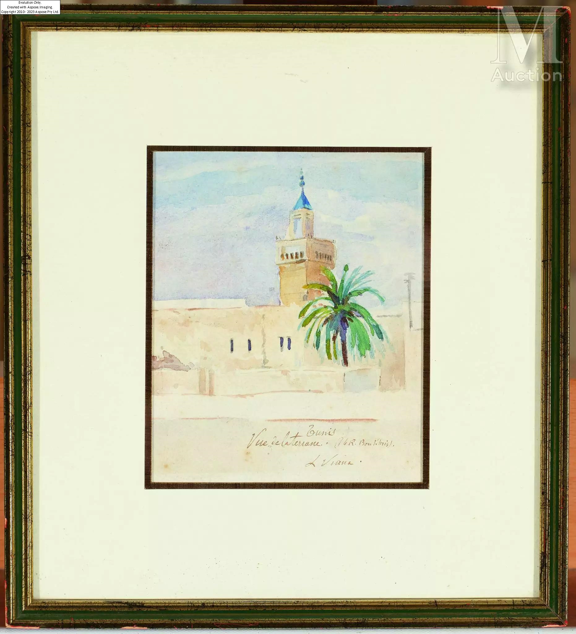 Artwork by Louis Gabriel Viaux, Louis-Gabriel VIAUX (Venizy 1862 - Auxerre 1943, Made of Watercolors