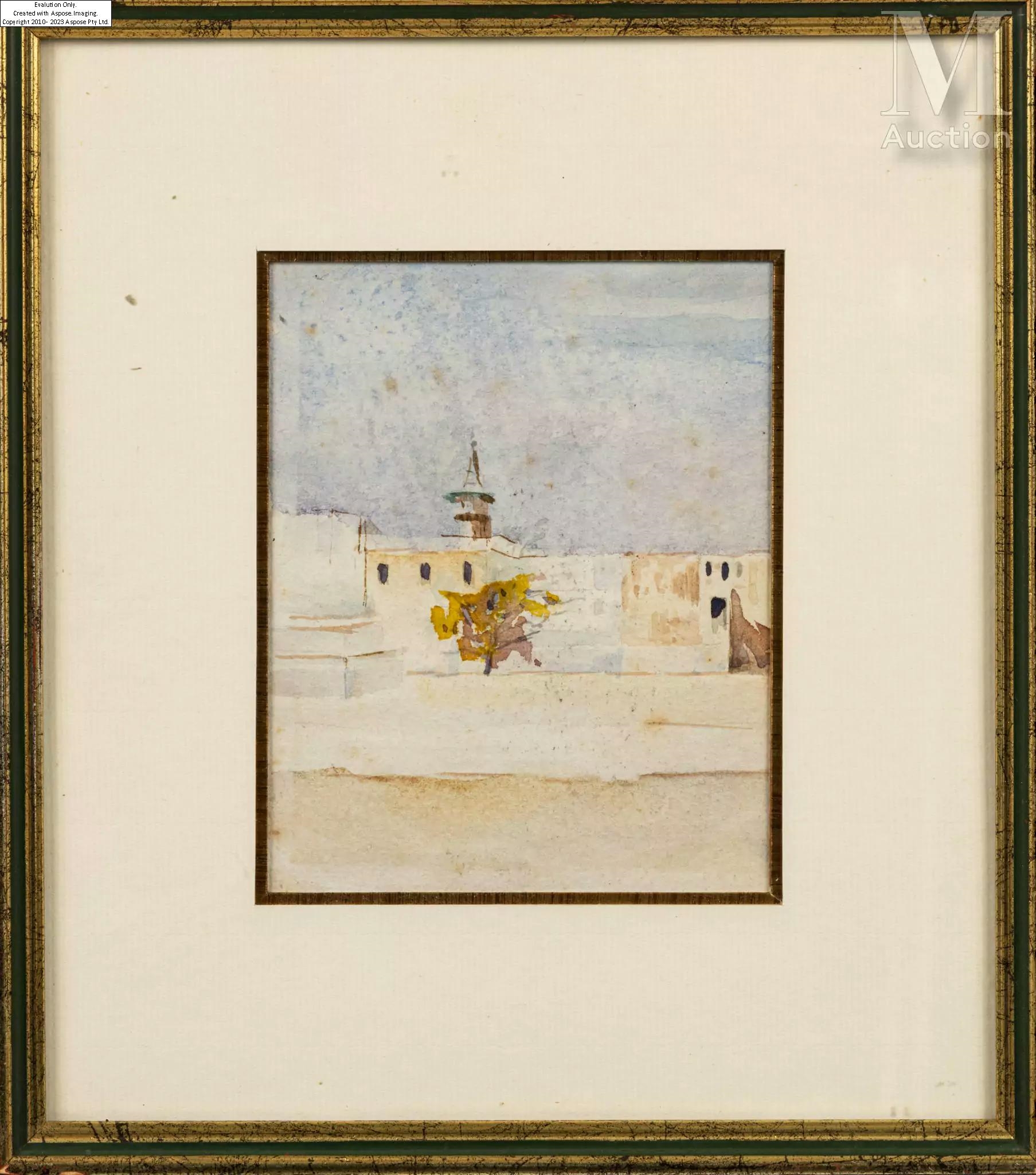 Artwork by Louis Gabriel Viaux, Louis-Gabriel VIAUX (Venizy 1862 - Auxerre 1943, Made of Watercolors