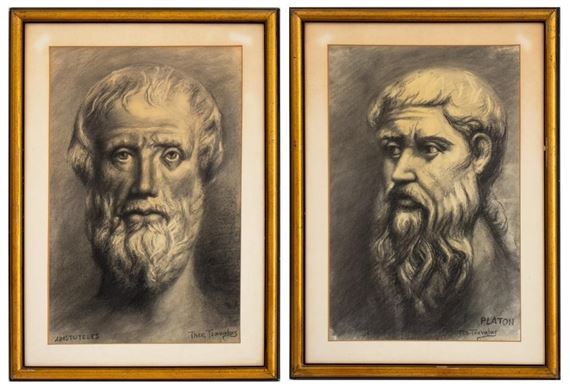 Theodore Tsavalas Charcoals on Paper, 2 - Theodore Tsavalas