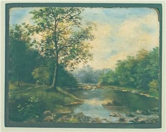 E.B.F. Springer "Brandywine" Oil on Board - E. B. F. Springer