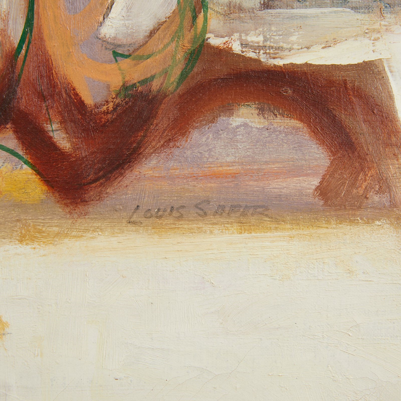 Artwork by Louis Safer, Louis Safer "Yellowstone Landscape" Painting, Made of Oil on canvas painting