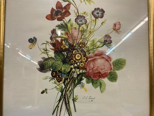 Jean Louis | Two Jean Louis Prevost Floral Lithographs | MutualArt
