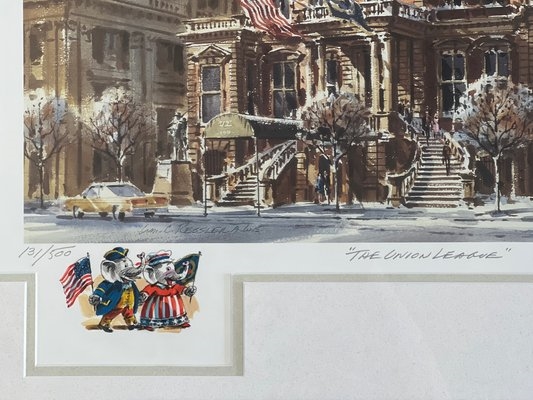 William Ressler | William Ressler Union League Lithograph | MutualArt