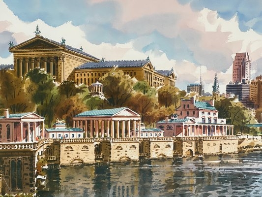William Ressler | William Ressler Philadelphia Lithograph | MutualArt