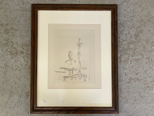 Giacometti. Etching - Alberto Giacometti