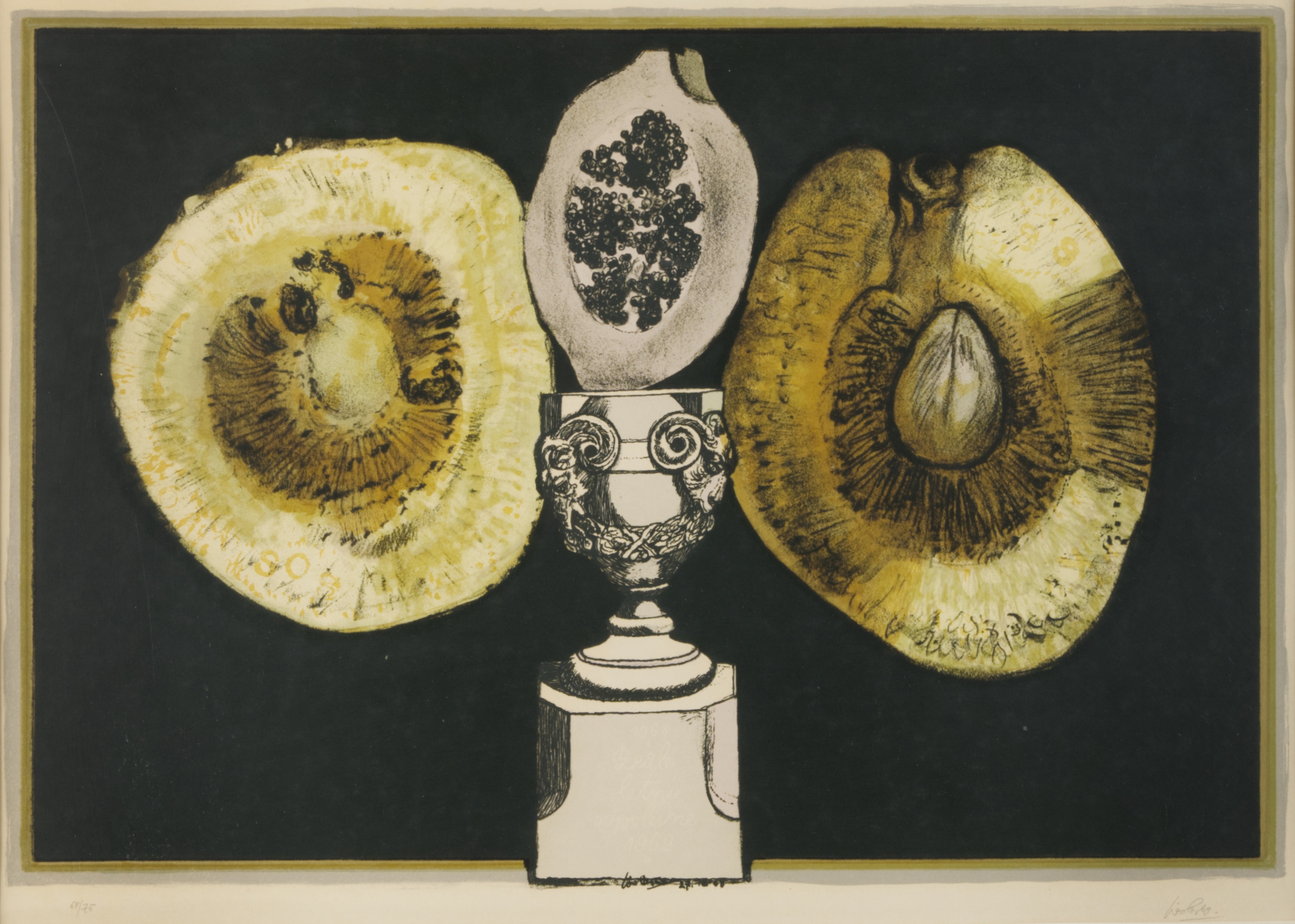 Josef Liesler | TWO LITHOGRAPHS (1969) | MutualArt