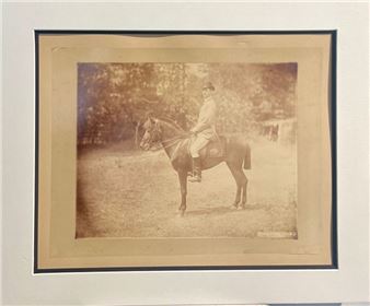 R. MAYER Man on horseback - R. Mayer