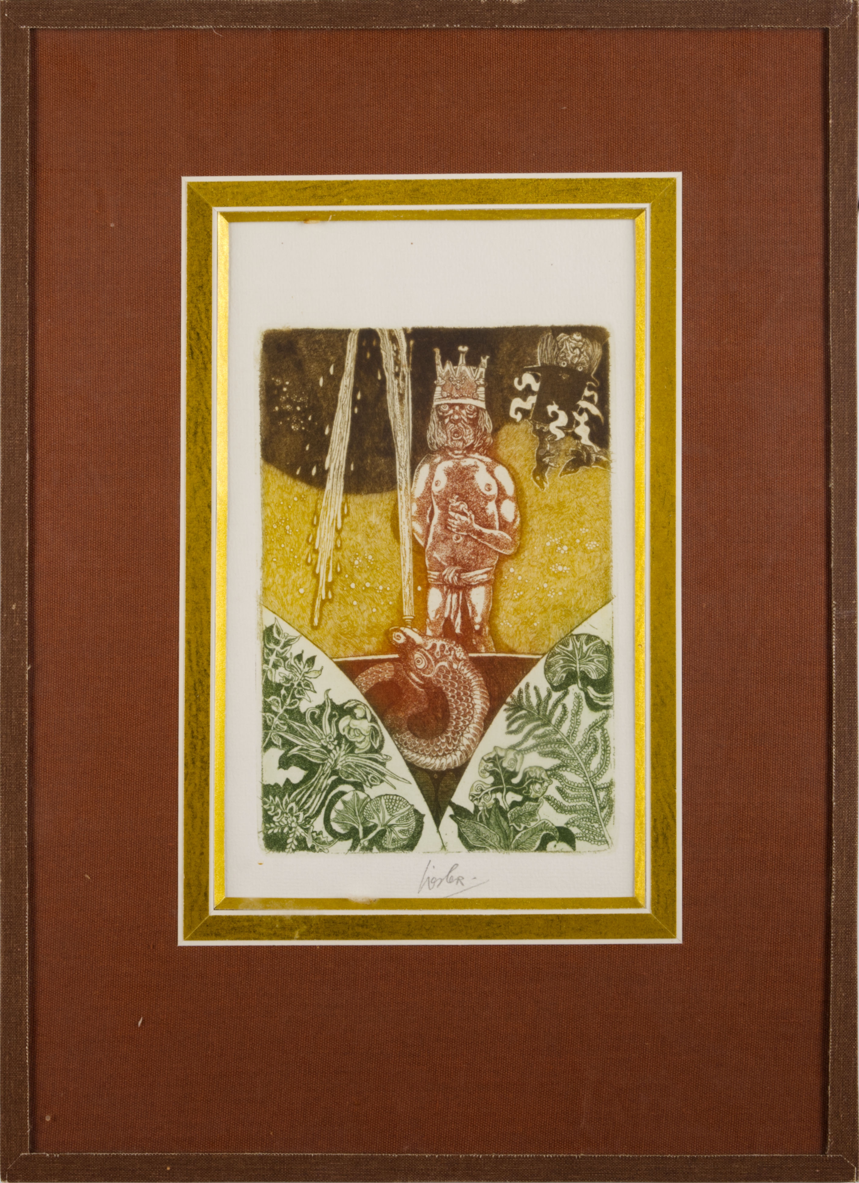 Josef Liesler | TWO LITHOGRAPHS (1969) | MutualArt