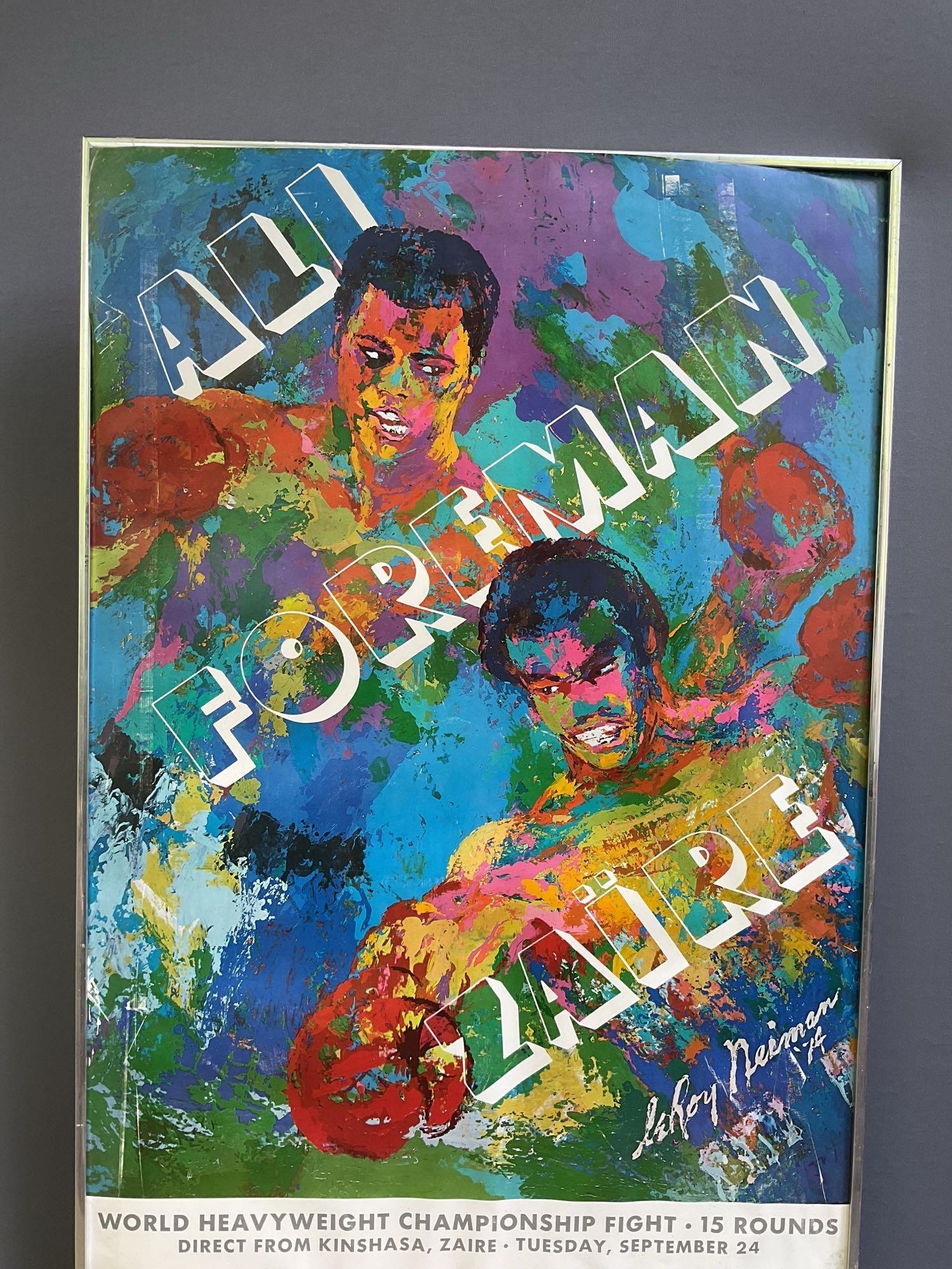 LeRoy Neiman | LeRoy Neiman World Heavyweight Championship Ali ...