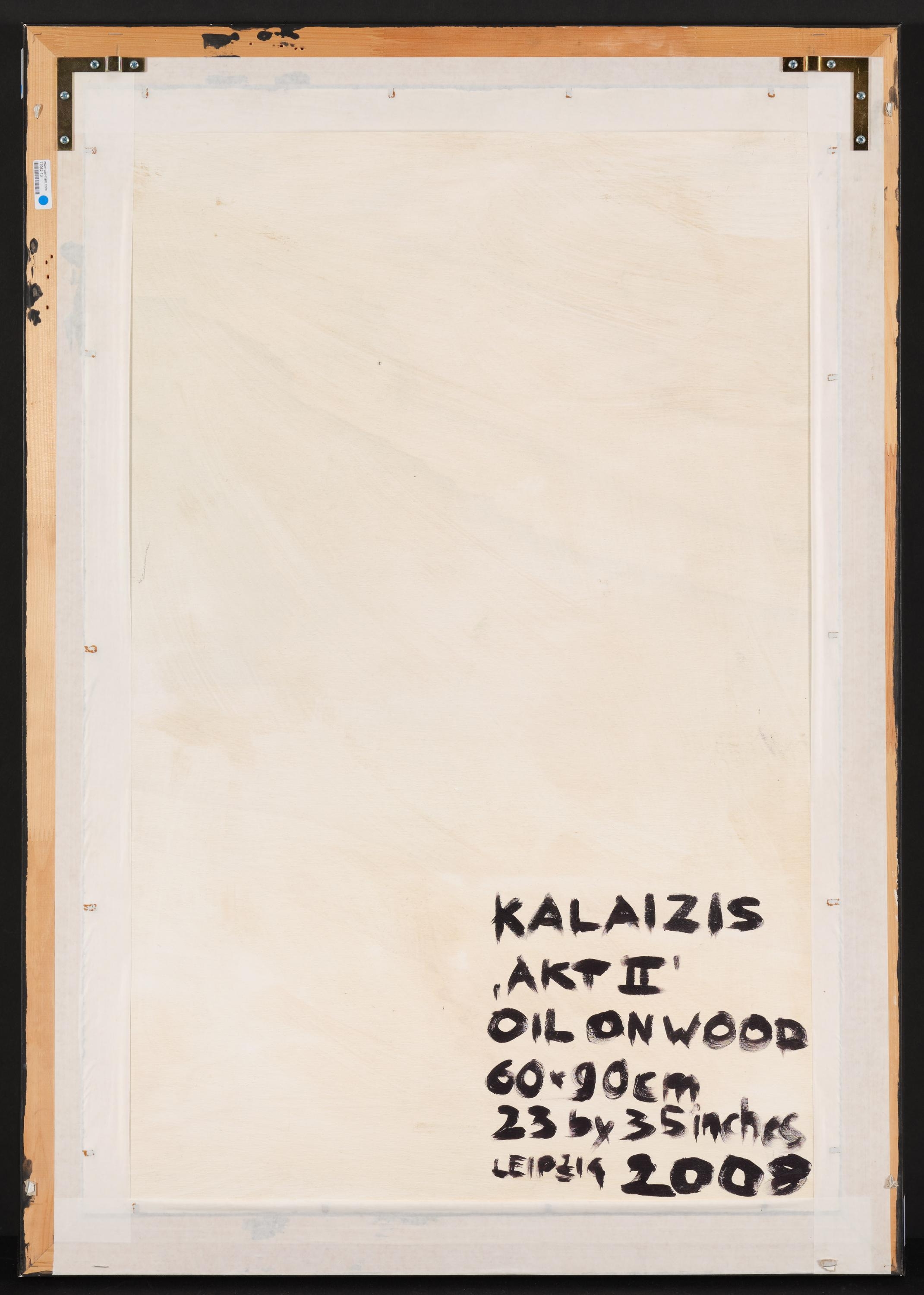 Artwork by Aris Kalaizis, Akt II, Made of Oil on wood