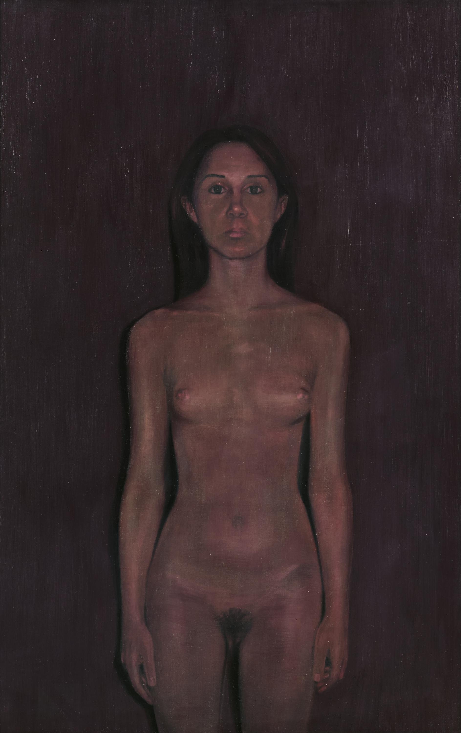 Artwork by Aris Kalaizis, Akt II, Made of Oil on wood