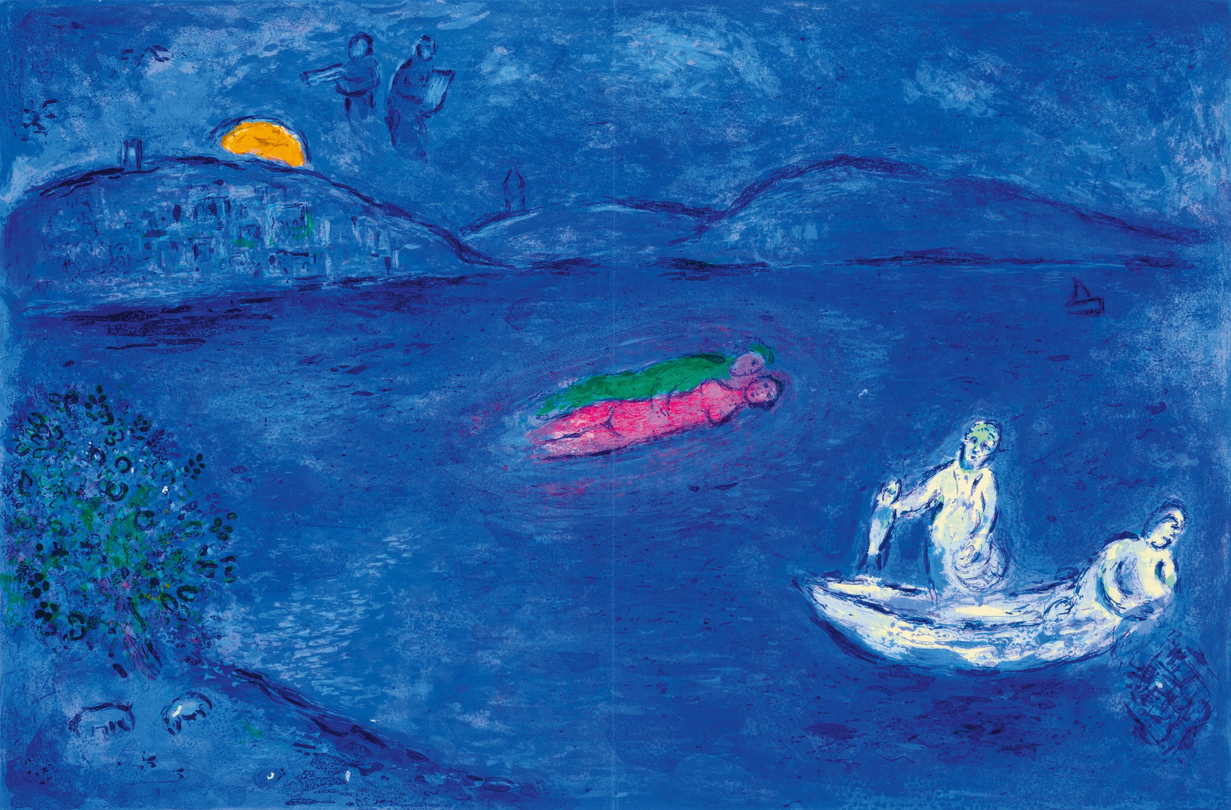 Marc Chagall | Two-volume portfolio with 42 with ARCHES watermark in ...