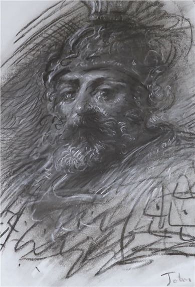 Augustus Edwin John | Classical bearded warrior | MutualArt