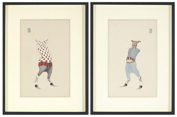 Stephen Rosin (South African 1975 - ) THE PSYCHOTROPIC TWINS by Stephen Rosin, dated 2010