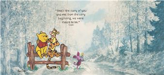 Alida Cahi (South African 20th Century) TIGGER AND POOH - Alida Cahi