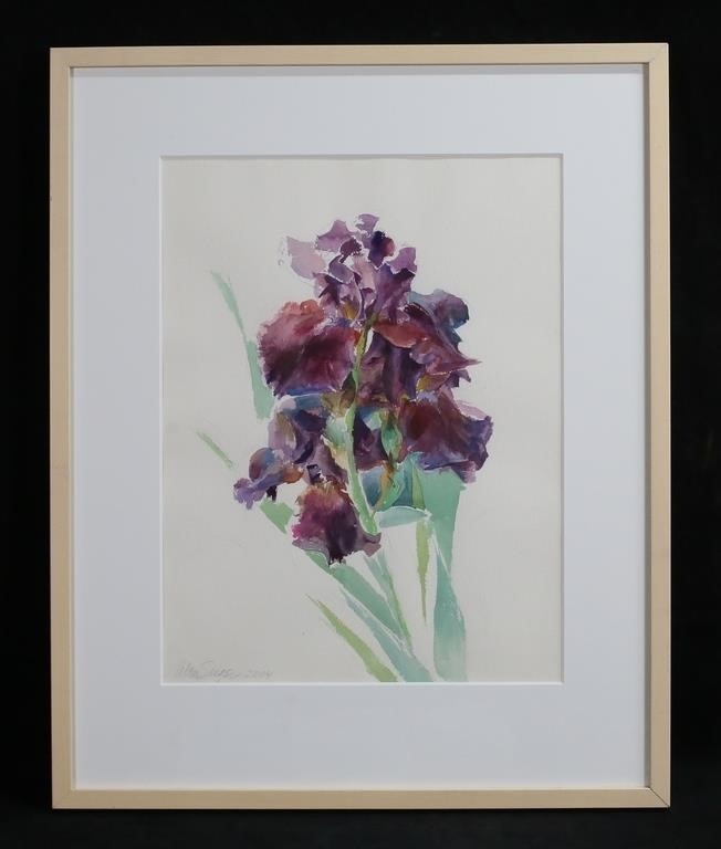 Alan Singer | Alan Singer 2 Watercolors Flowers (2004) | MutualArt