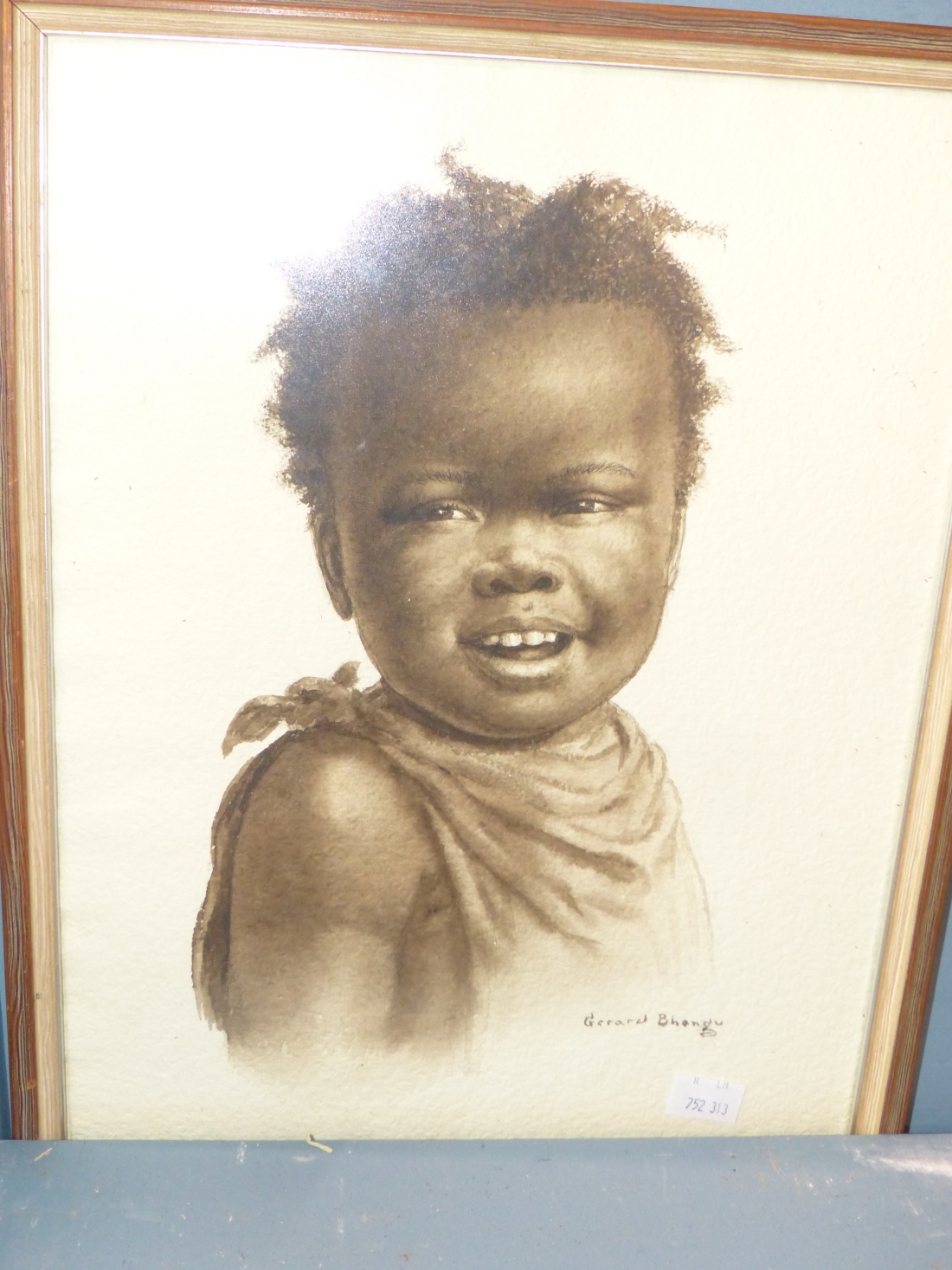 Artwork by May Furniss, MAY FURNISS (EXH. 1898-1940), YOUNG BOY WITH A PLATE OF ORANGES, SIGNED, WATERCOLOUR, 14.5 X 23CM, Made of WASH