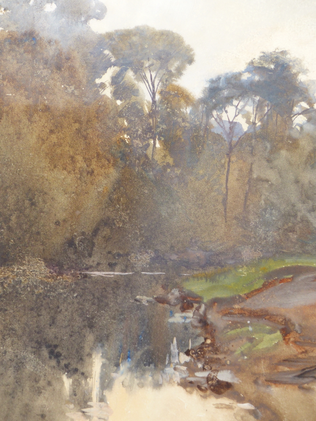 Alfred Parsons | ALFRED WILLIAM PARSONS, BRITISH 1847-1920. RIVERSIDE ...