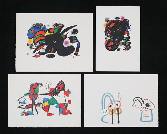 Joan Miró | After Joan Miro 4 Lithographs (1016) | MutualArt
