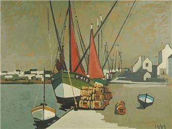 Tuna boat in the port of Audierne in Brittany - Guy Mytych