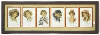 Panoramic Sequence of 6 Philip Borleau Postcards - Philip Borleau