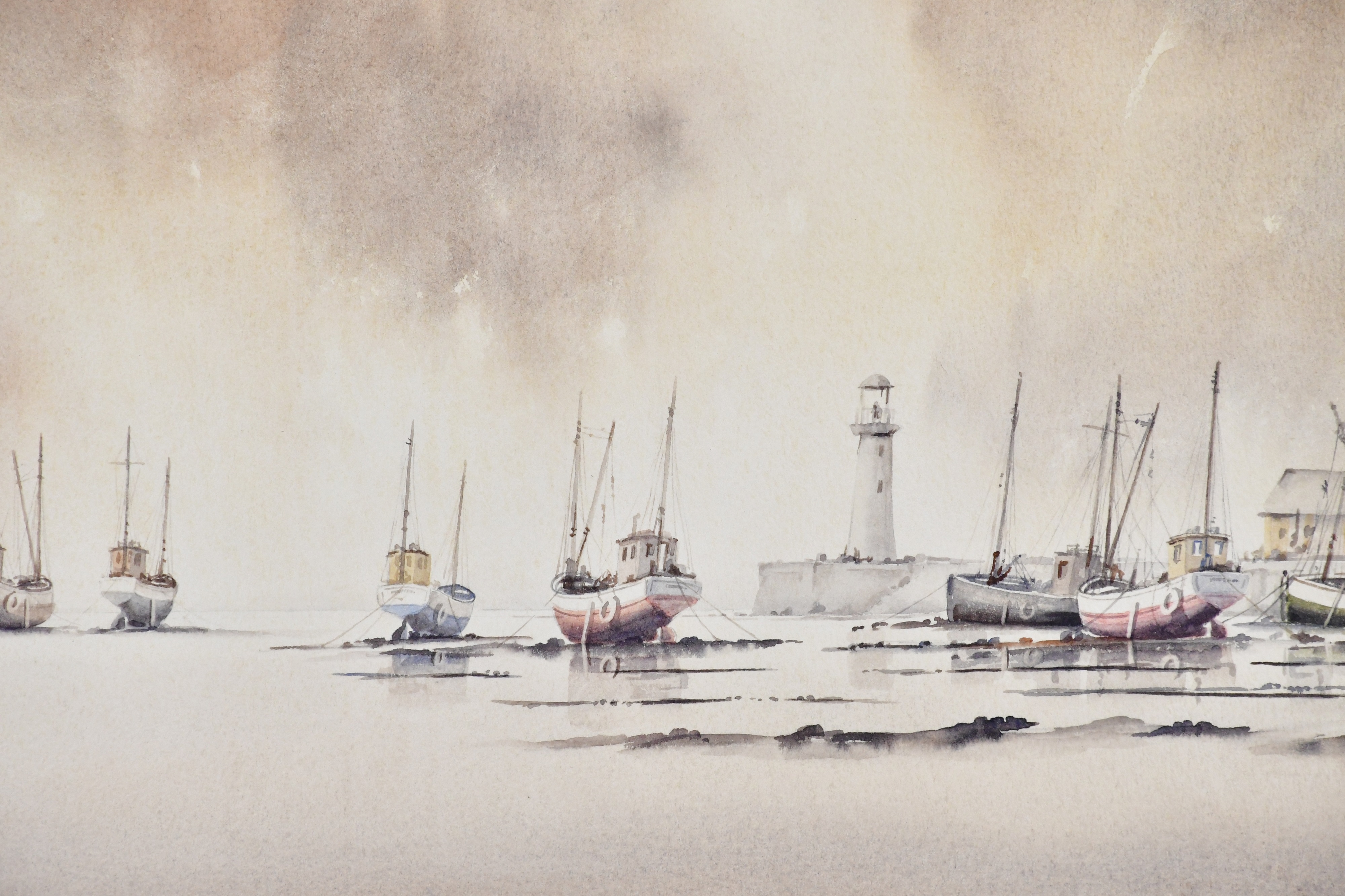 George Allen | harbour scene | MutualArt