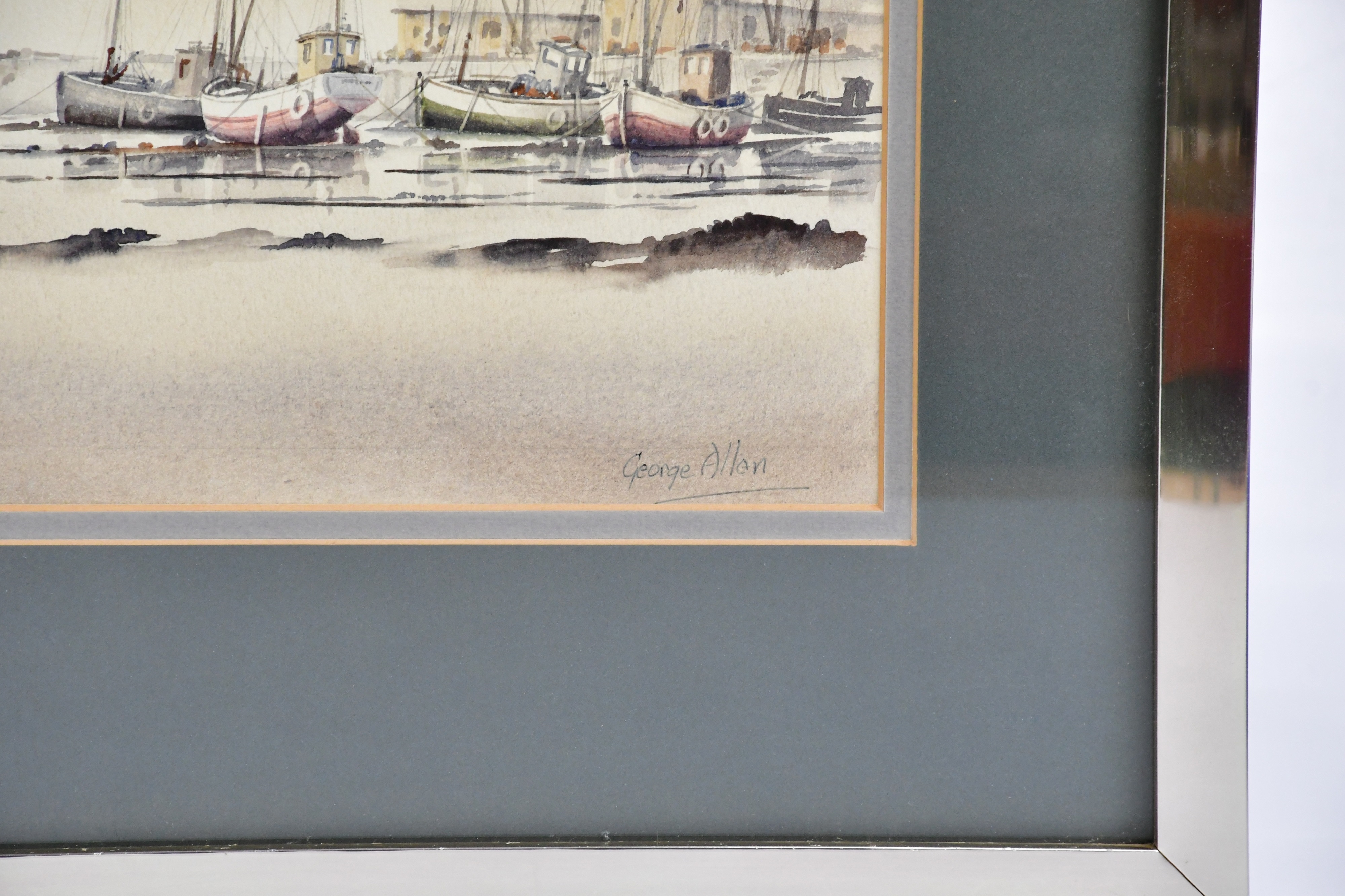 George Allen | harbour scene | MutualArt