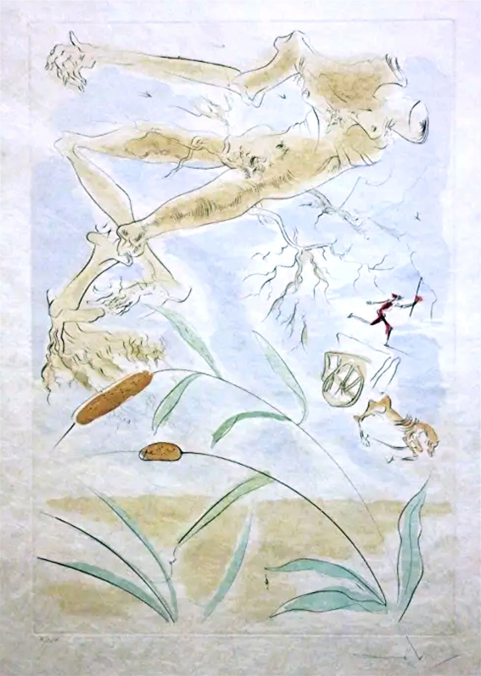 Le Chene et le Roseau (The Oak and the Reed) - Salvador Dalí