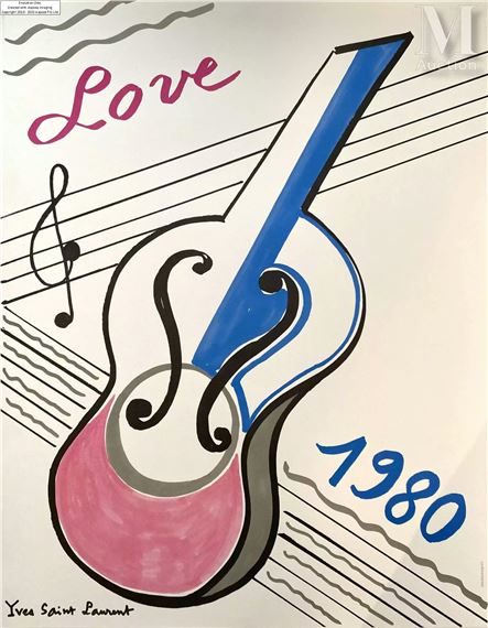 Yves Saint Laurent | Love Yves Saint Laurent (1980) | MutualArt