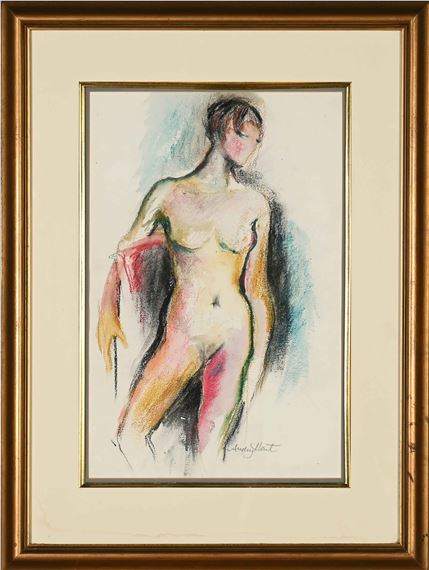 Standing Female Nude by Audrey Hart