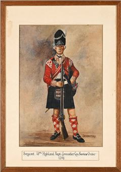 Battalion Sergeant; Sergeant - James D. Shakespeare