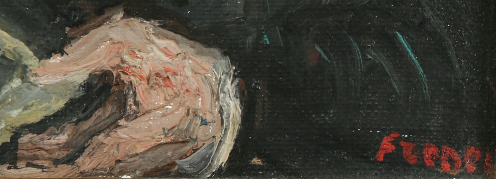 Artwork by Isaac Frenel, Bearded Figure, Made of Oil on canvas