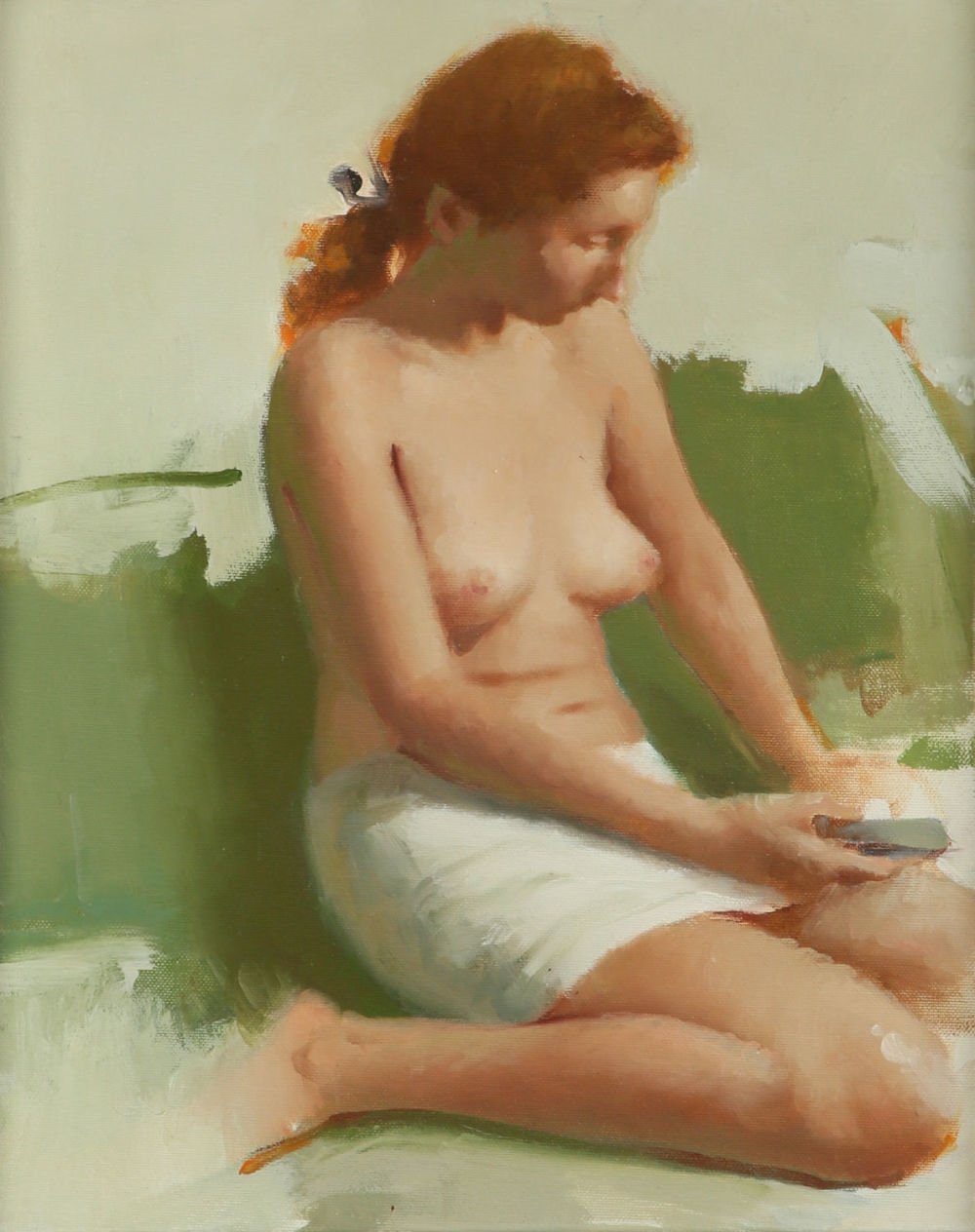 Artwork by Michael Rapoport, Nude, Made of Oil on canvas