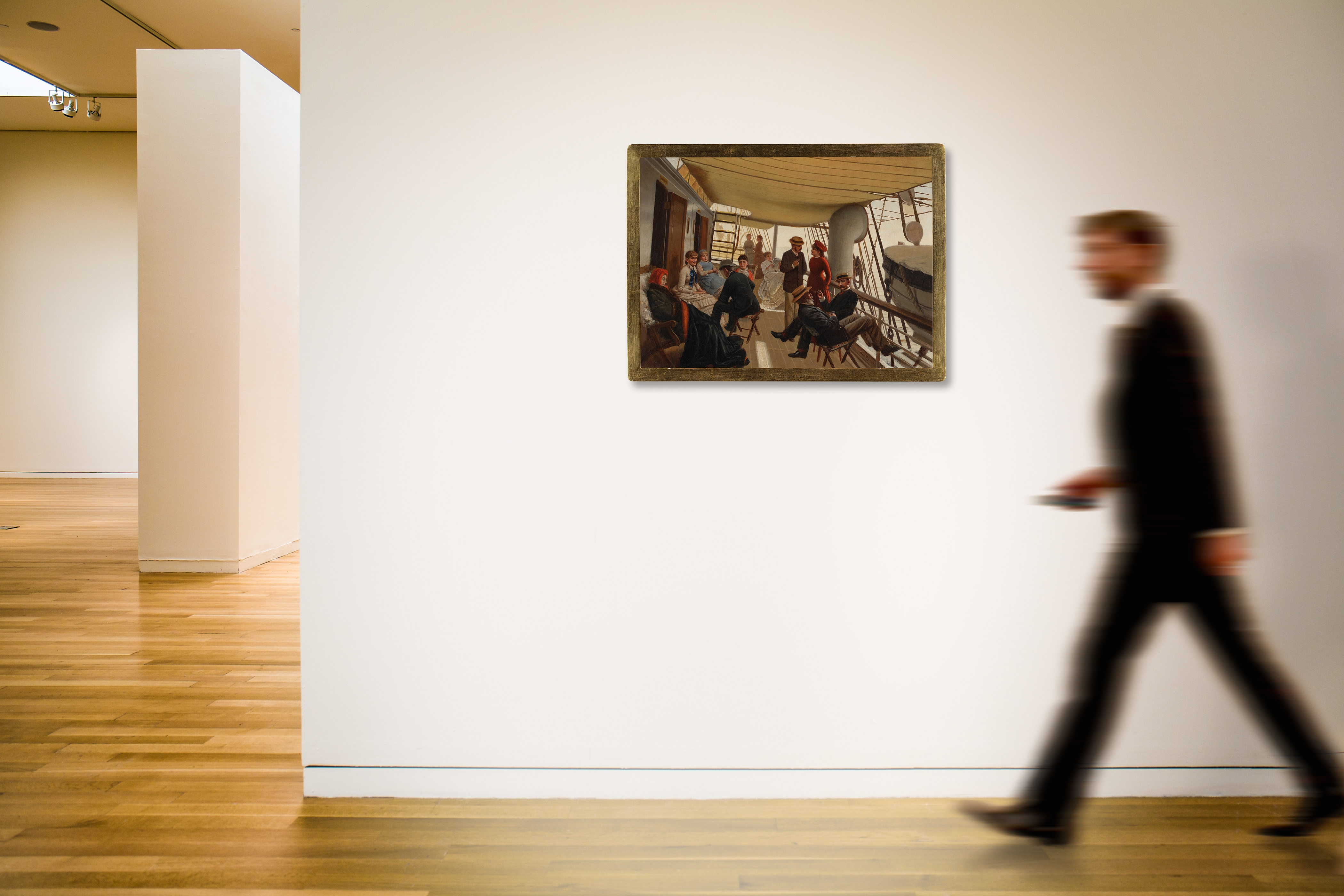 George Wright | On the Promenade Deck | MutualArt