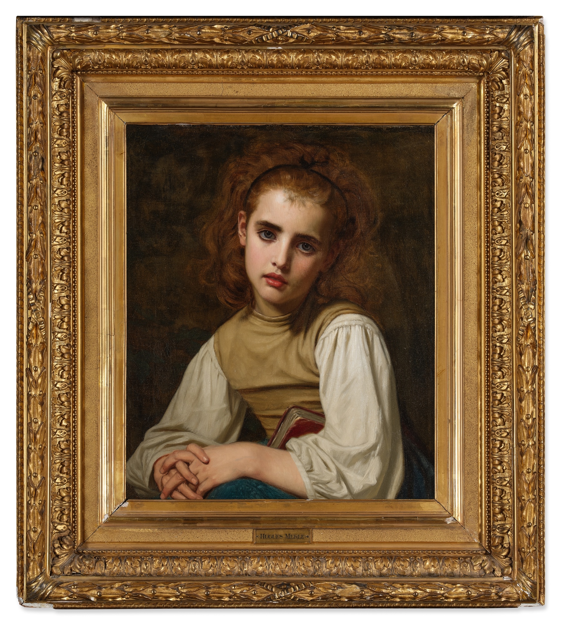 Hughes Merle | Young Beauty (1870) | MutualArt