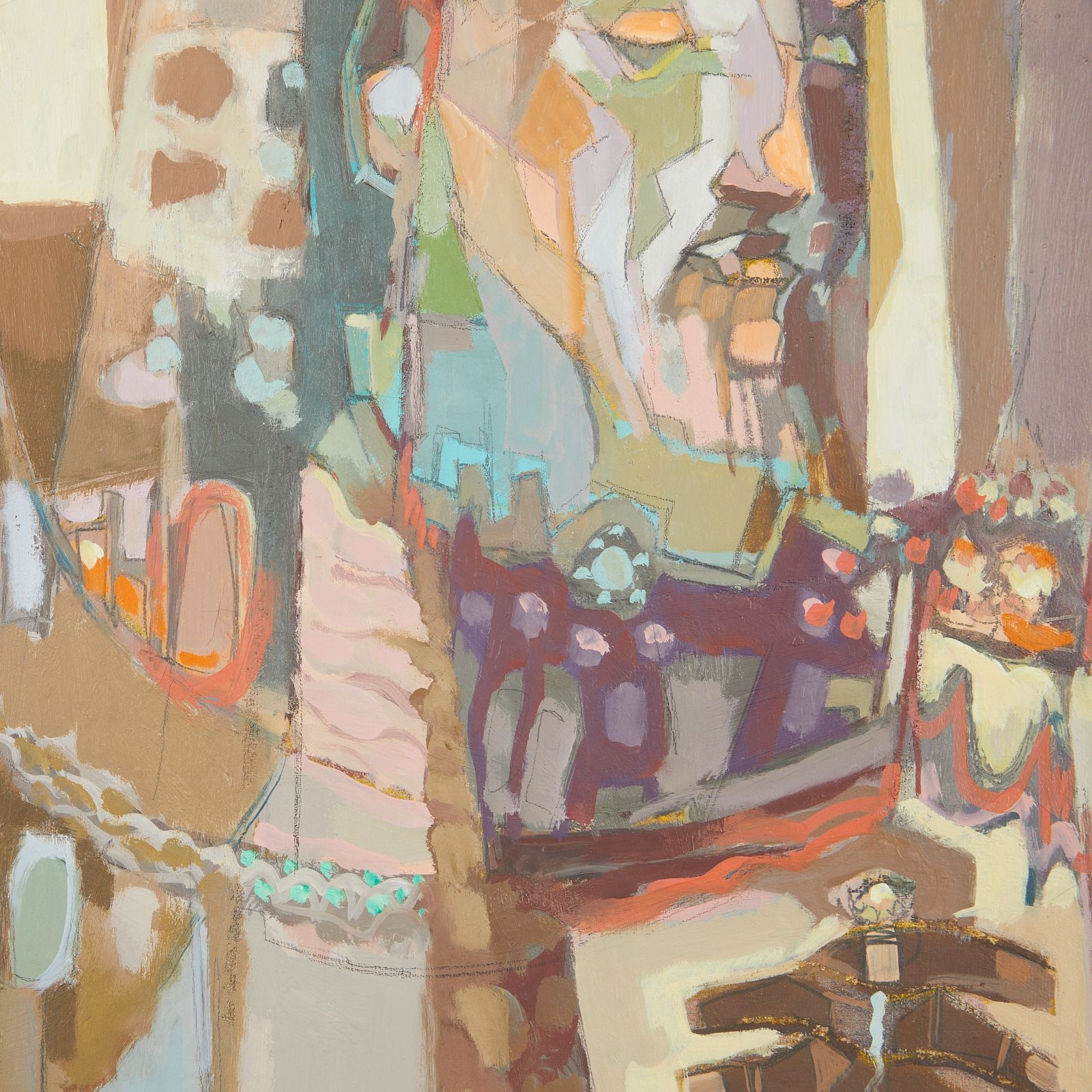 Artwork by Louis Safer, Louis Safer Greek Orthodox Archons Painting, Made of Oil on canvas painting