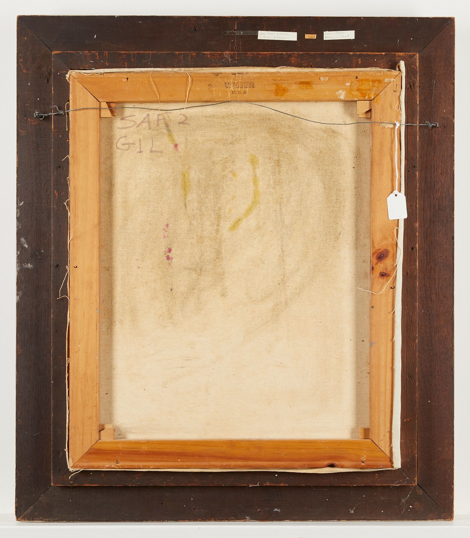 Artwork by Louis Safer, Louis Safer Greek Orthodox Archons Painting, Made of Oil on canvas painting