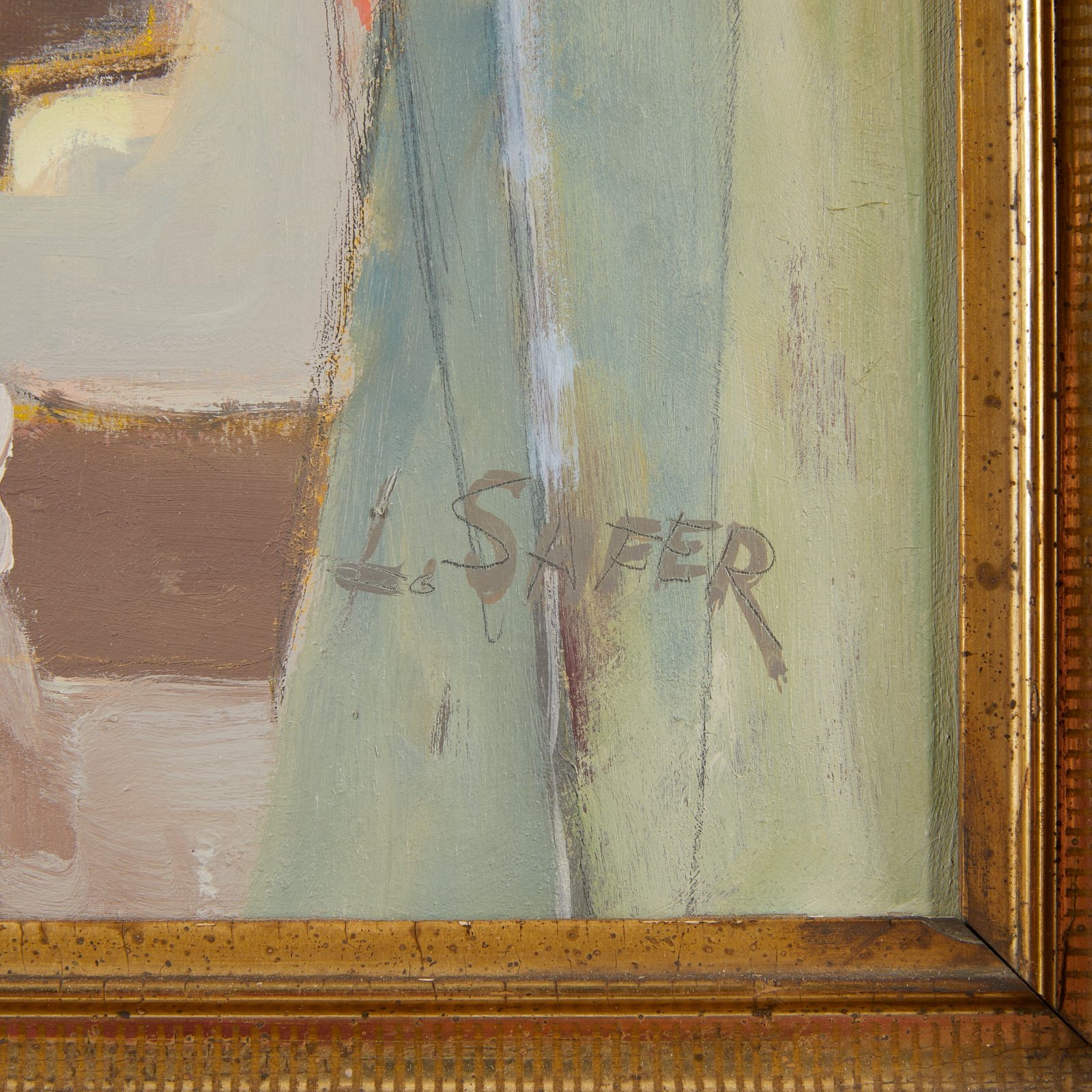 Artwork by Louis Safer, Louis Safer Greek Orthodox Archons Painting, Made of Oil on canvas painting