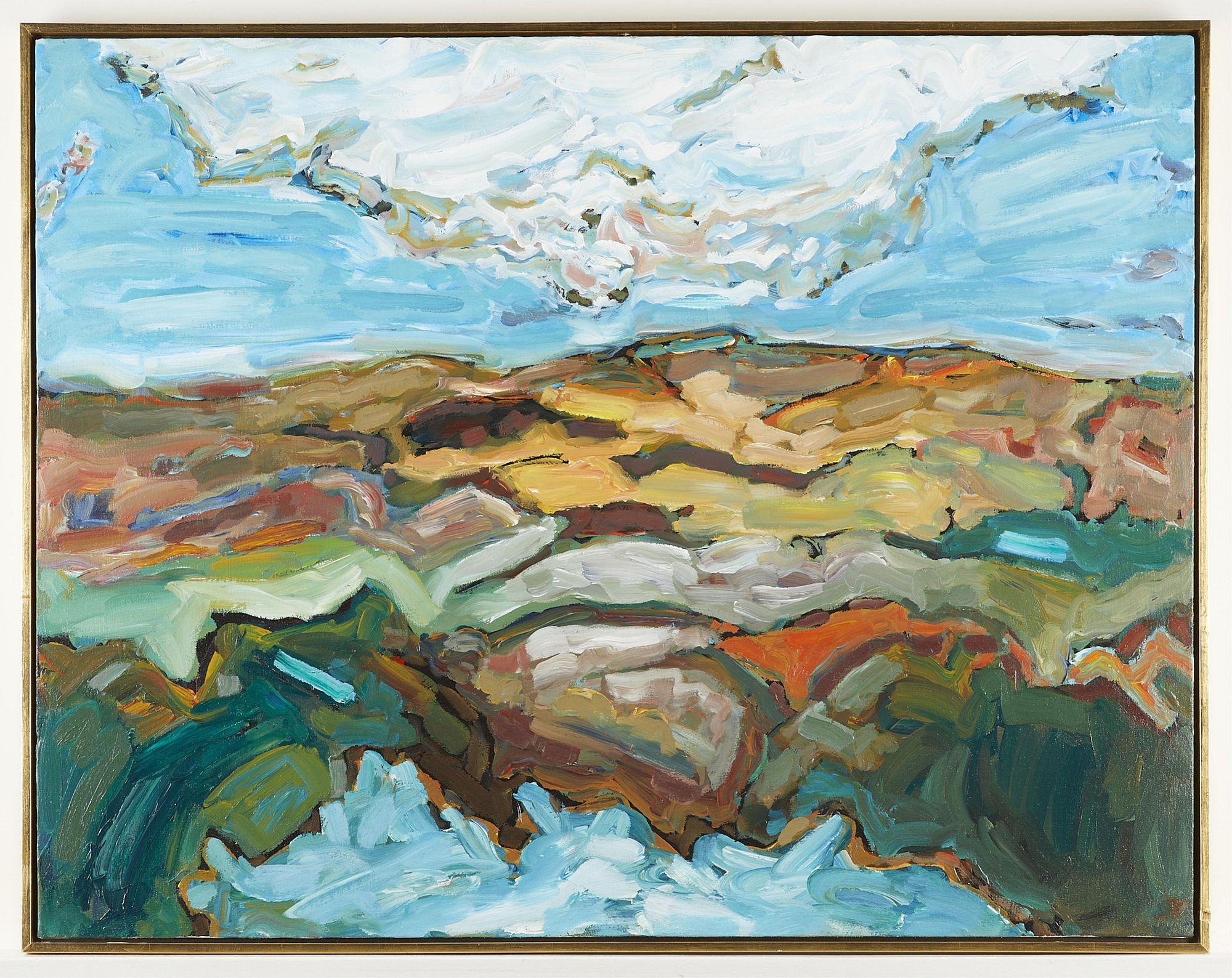 Dennis Dykema | Dennis Dykema Big Cloud Landscape Painting 1989 (1989 ...
